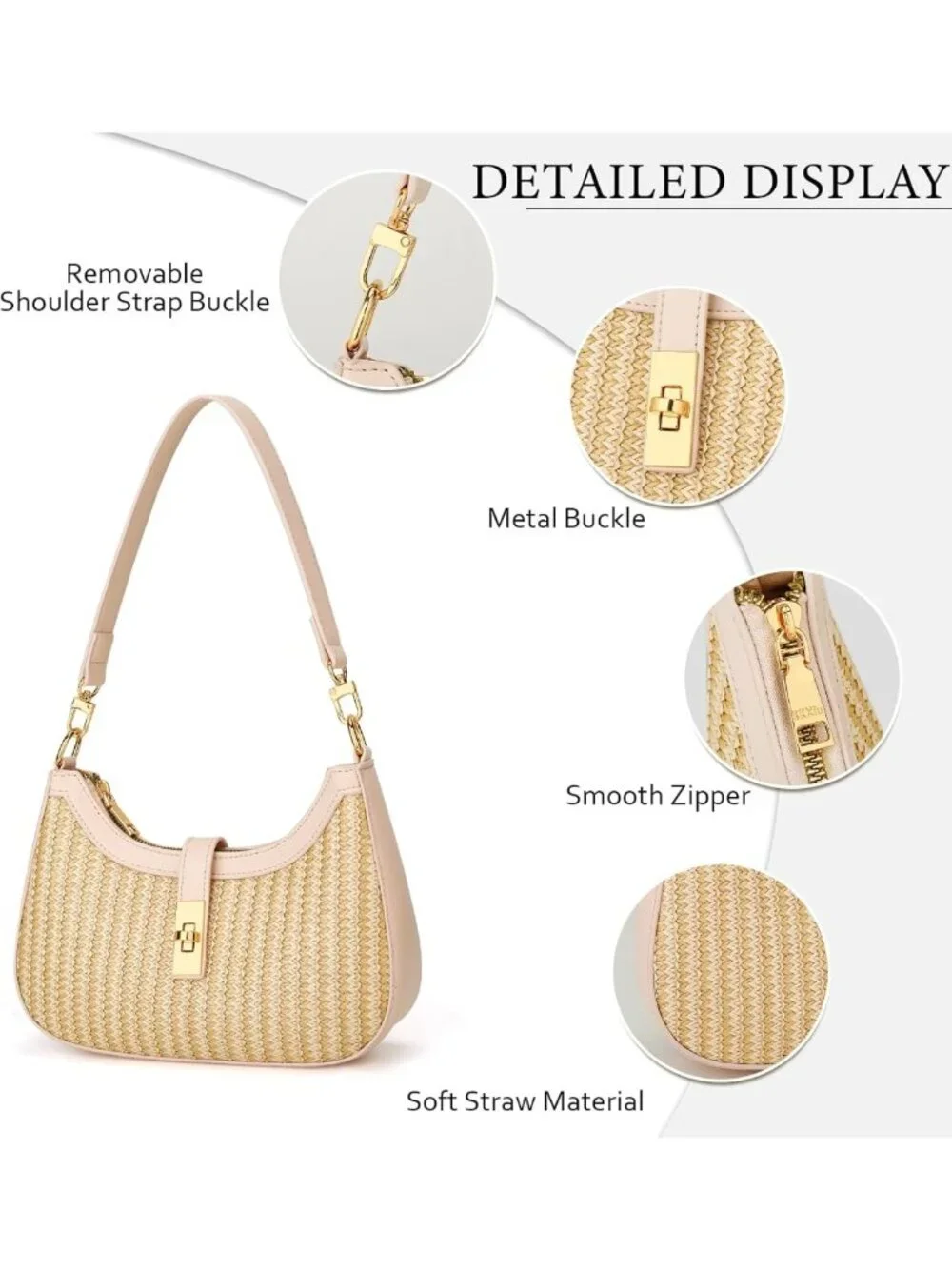 Cute Vegan Leather Hobo Shoulder Bag for Women | Stylish & Versatile Handbag